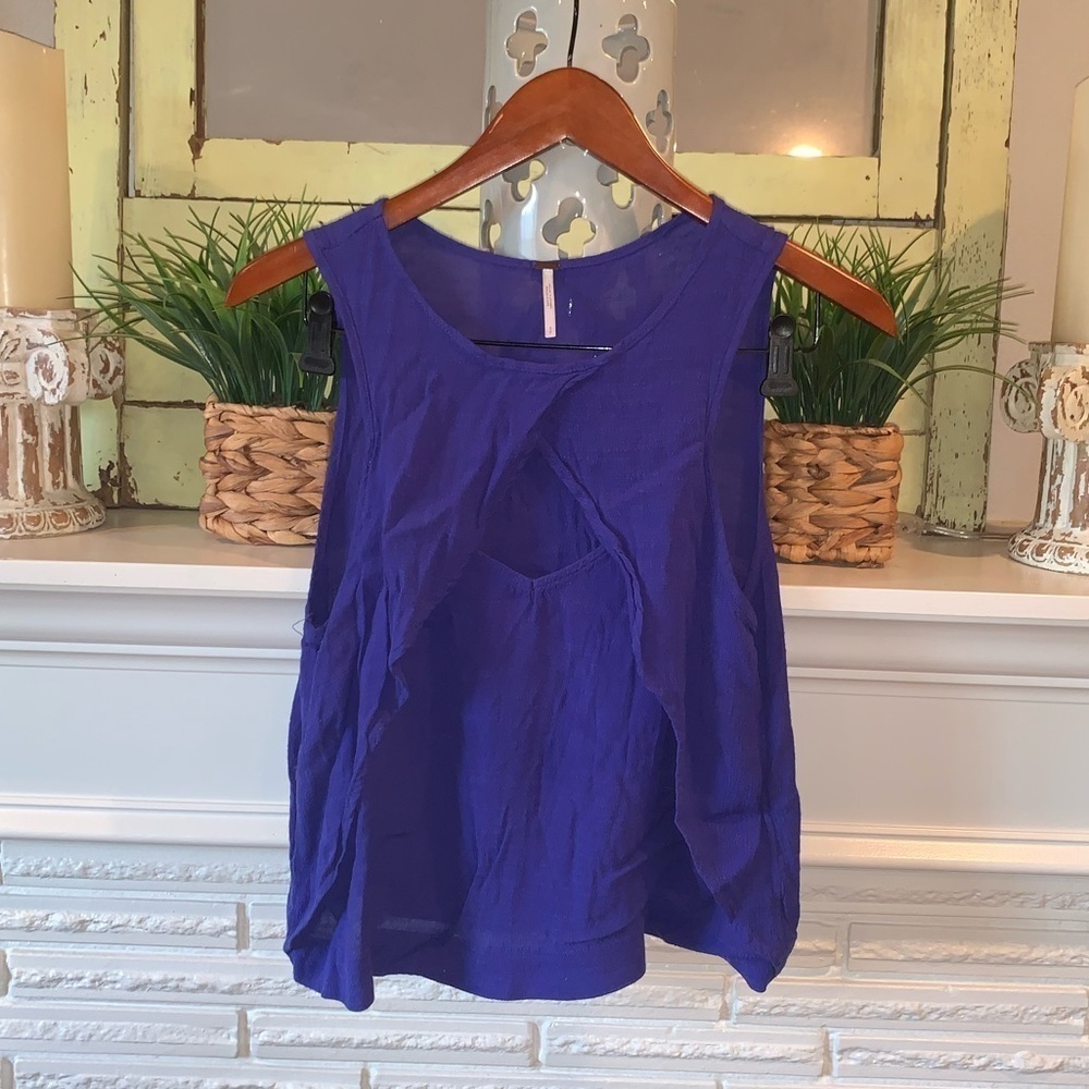 Free Purple Boho Purple Combo Tank Top Size Small Flowy